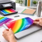 Egyedi matricák nyomtatása kreatív tervezéssel és tartós anyagokkal a vállalkozások számára